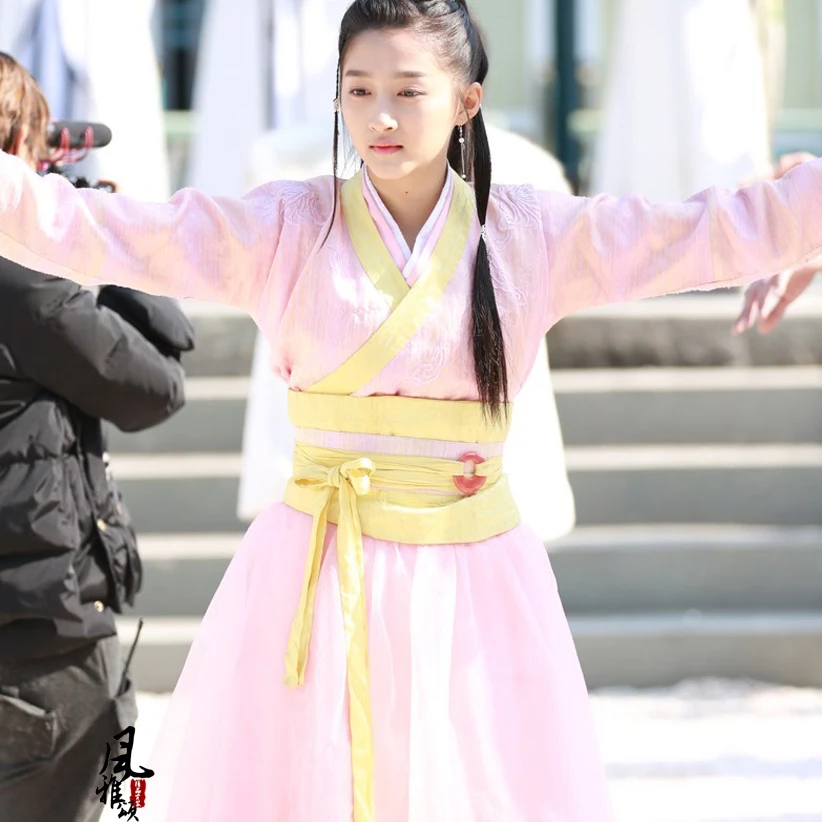 Женский костюм с мечом Hanfu Guan Xiao Tong для новейшей фантастической ТВ-игры-новоланд