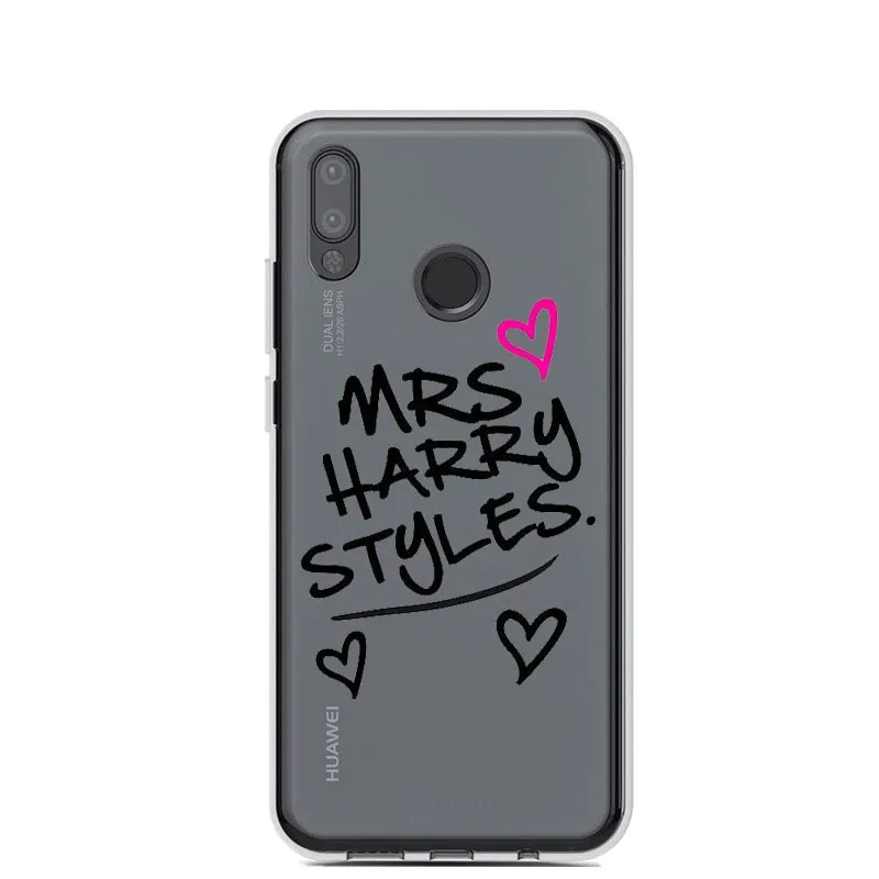 Мягкий чехол для Huawei P8 Lite P9 Plus P10 P20 Pro с надписью One Direction tattoos Treat People With
