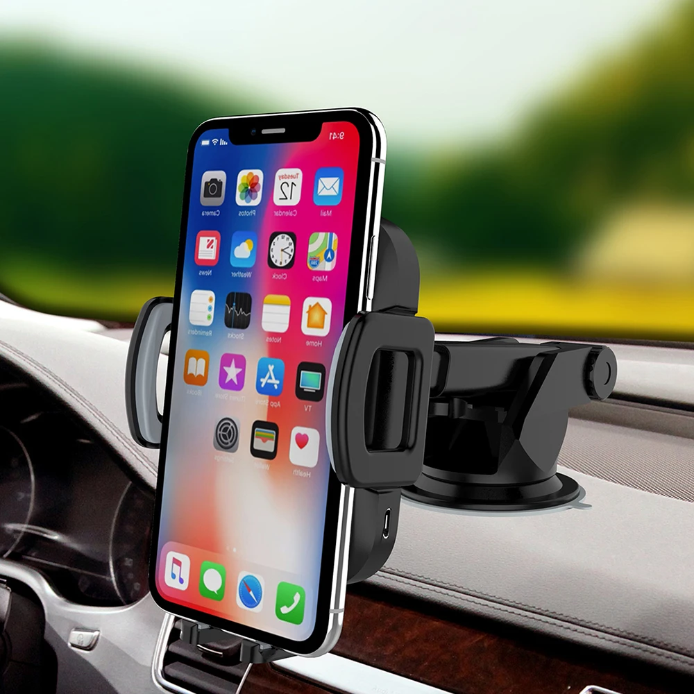 Автомобильное беспроводное зарядное устройство Hevaral для iphone X 8 Plus 10 Вт Быстрая