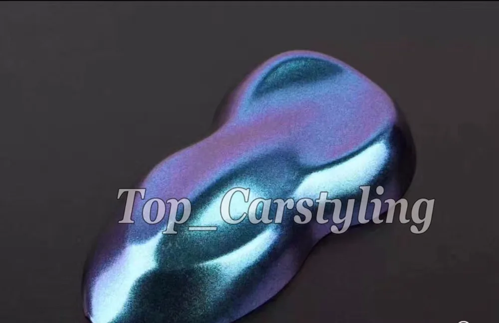 Фиолетовый и синий сатиновый хамелеон Виниловая пленка для стайлинга автомобиля