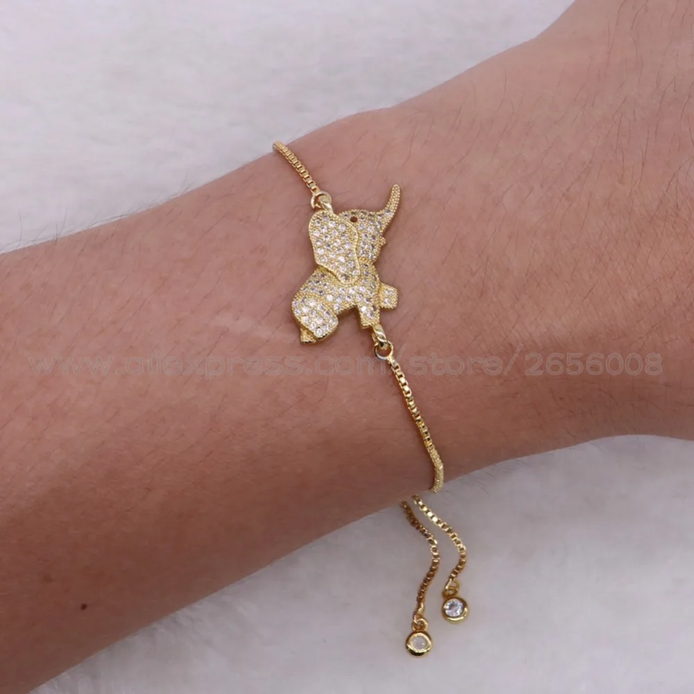 Модный женский браслет с подвеской в виде слона ювелирные изделия амулеты