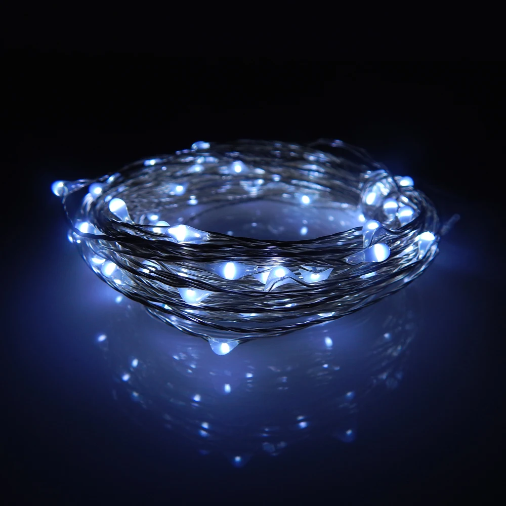 33 фута/20 футов 8 режимов Водонепроницаемые светодиодные гирлянды на батарейках