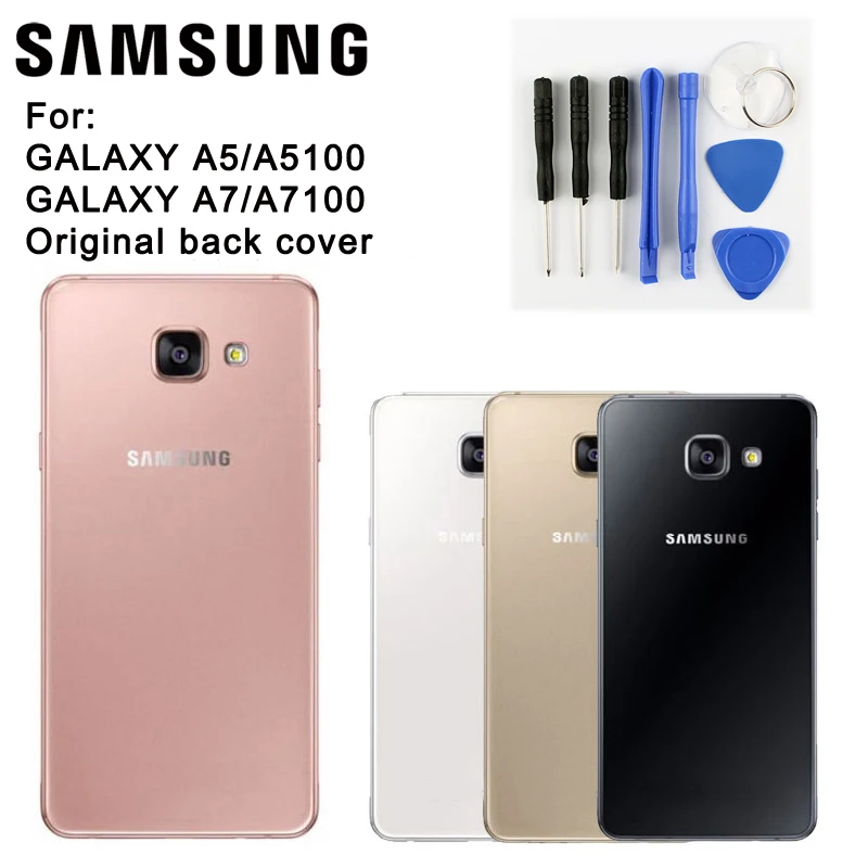 Samsung оригинальная задняя крышка для батареи стеклянный корпус SAMSUNG 2016 Edition Galaxy A5