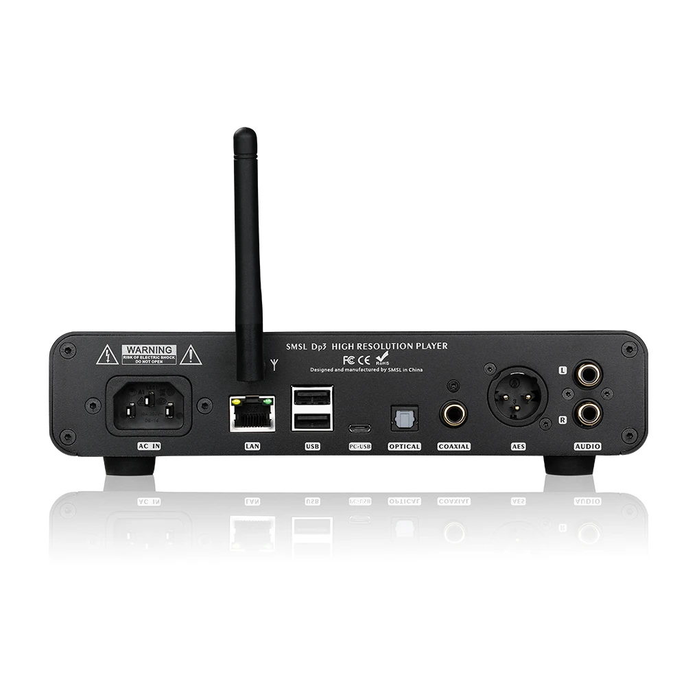 Новое поступление SMSL DP3 Hi Res цифровой плеер ES9018Q2C DAC чип 32Bit/384 кГц DSD256 двусторонний