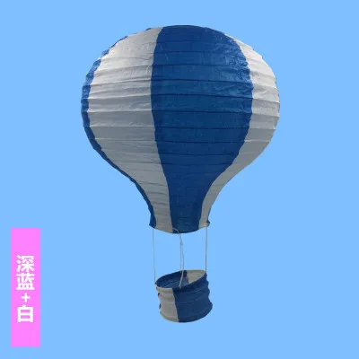 Dark blue white Горячая Распродажа, 1 шт., 12 дюймов, 30 см, Радужный воздушный шар, бумажный фонарь, украшение для детской вечеринки, дня рождения, свадьбы, вечерние украшения - Цвет: Dark blue white