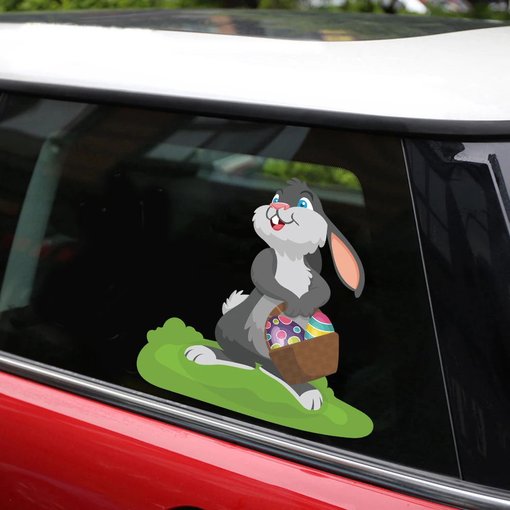 2020 новые съемные и многоразовые наклейки для автомобиля счастливый Пасхальный