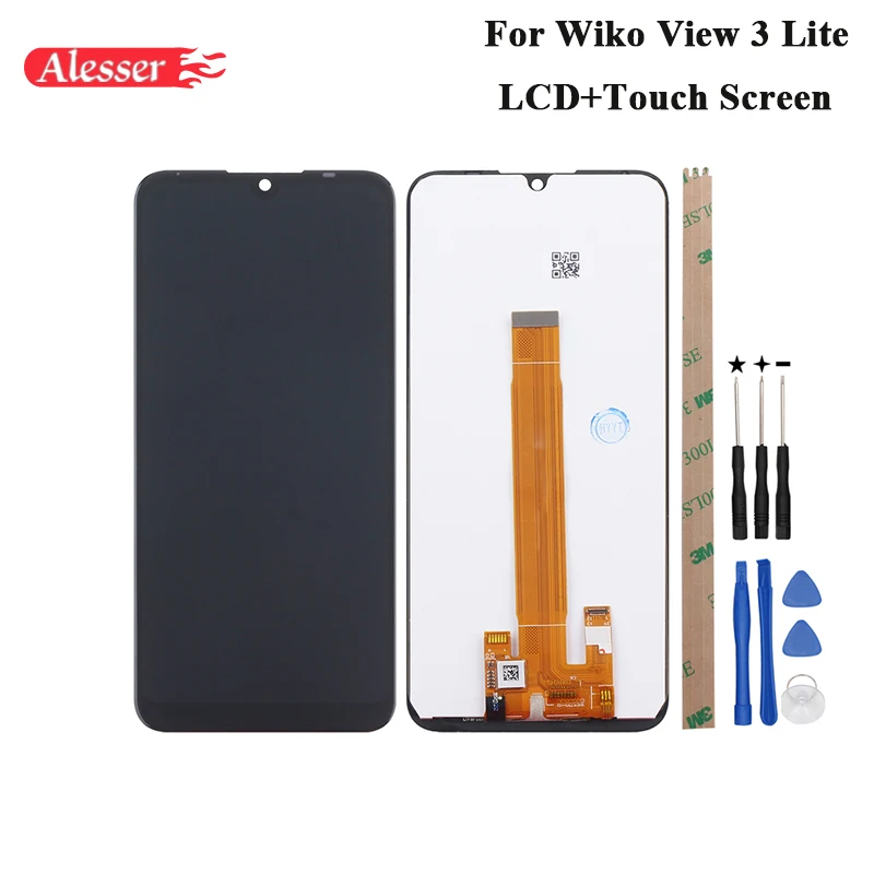Alesser для Wiko View 3 Lite ЖК дисплей и сенсорный экран 6 09 ''запасные части в сборе с