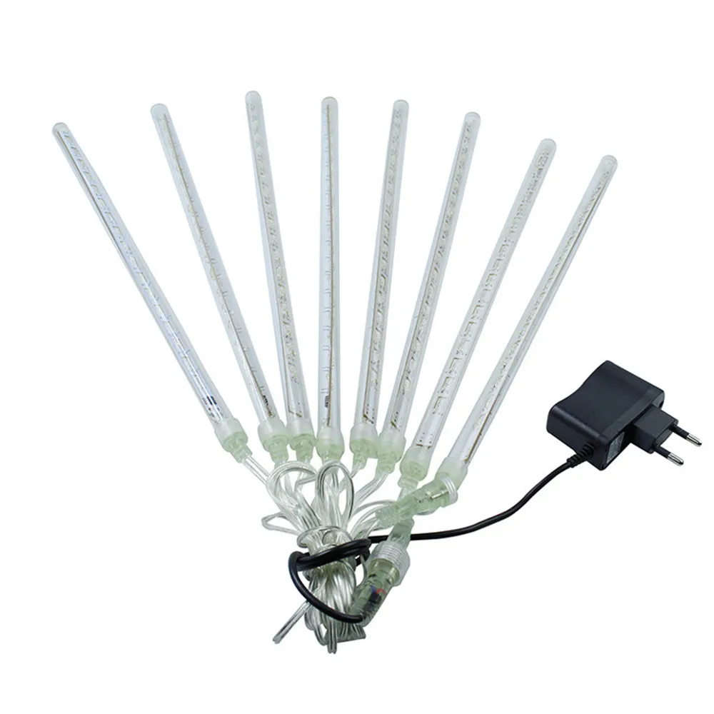 

Waterproof Meteor Shower Rain Tubes 30/50CM Led Light Lamp 110V 220V 8Tubes Raindrop Outdoor Christmas Light Wedding Deco