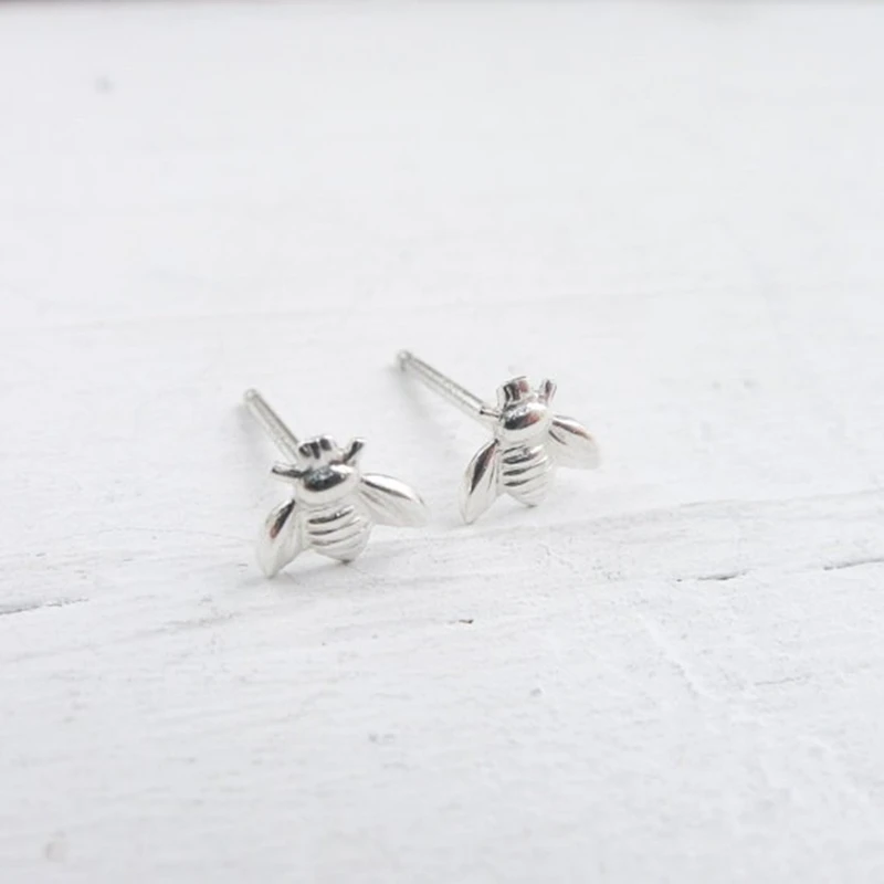 Женские серьги гвоздики в виде пчелы|earings fashion jewelry|earrings jewelryhoney bee earrings |
