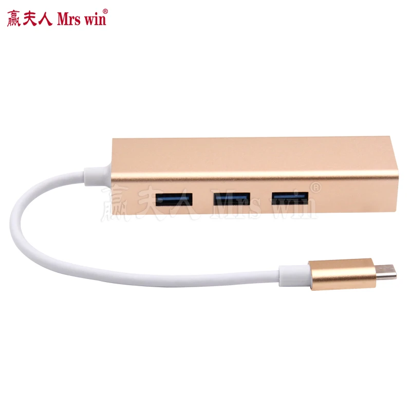 Высококачественный концентратор USB 3 1 Type-C на порта 0 с сетевым адаптером RJ45 100/1000
