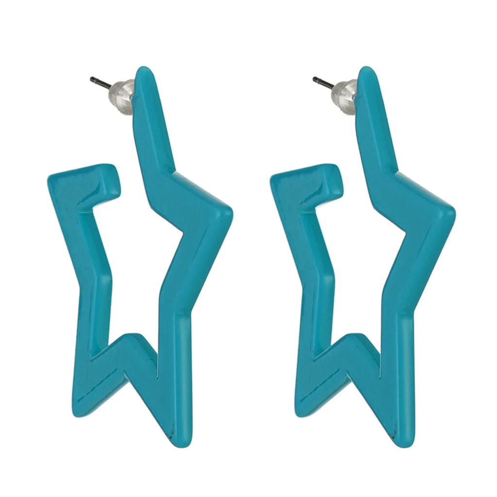 Женские серьги в Корейском стиле модные простые европейском и американском