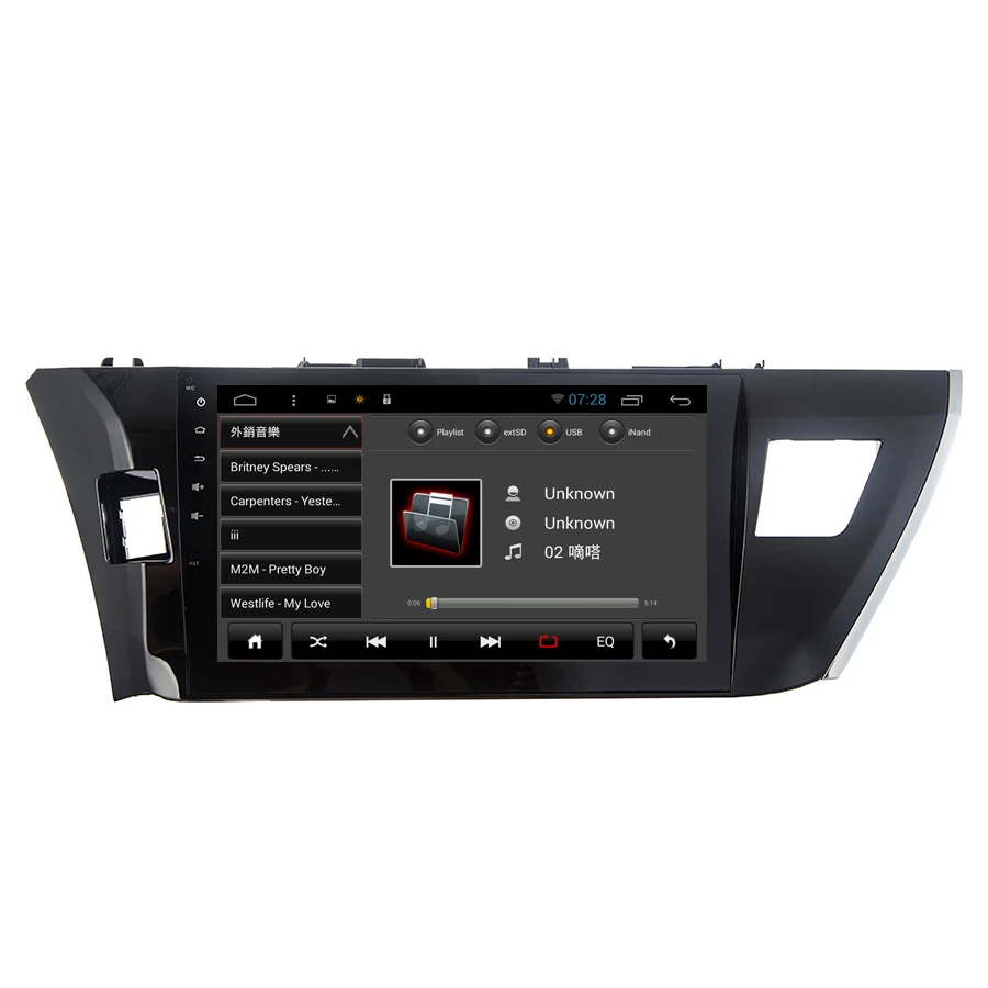 Автомобильный плеер для Toyota COROLLA 2014 2016 Android 7 1 Восьмиядерный автомобильный Радио 2