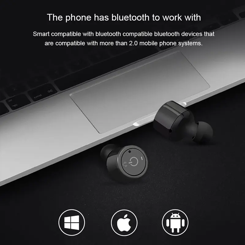 Беспроводные Bluetooth-наушники Twins для Apple iPhone X XR XS Max S 8 7 6 6S Plus SE | Мобильные телефоны и