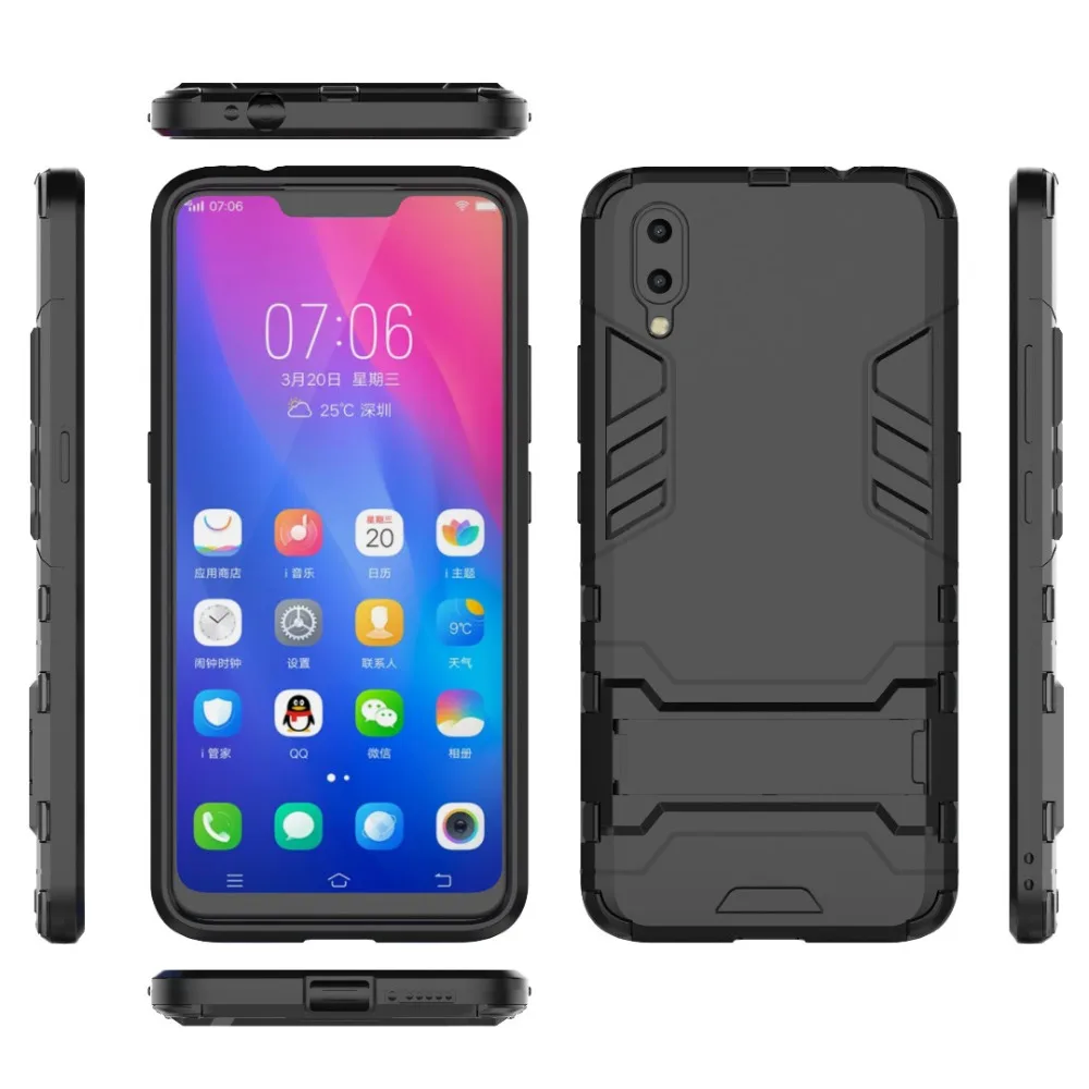 Броня серии подходит для естественных X23 Kickstand Case современный Slim Fit чехол телефона