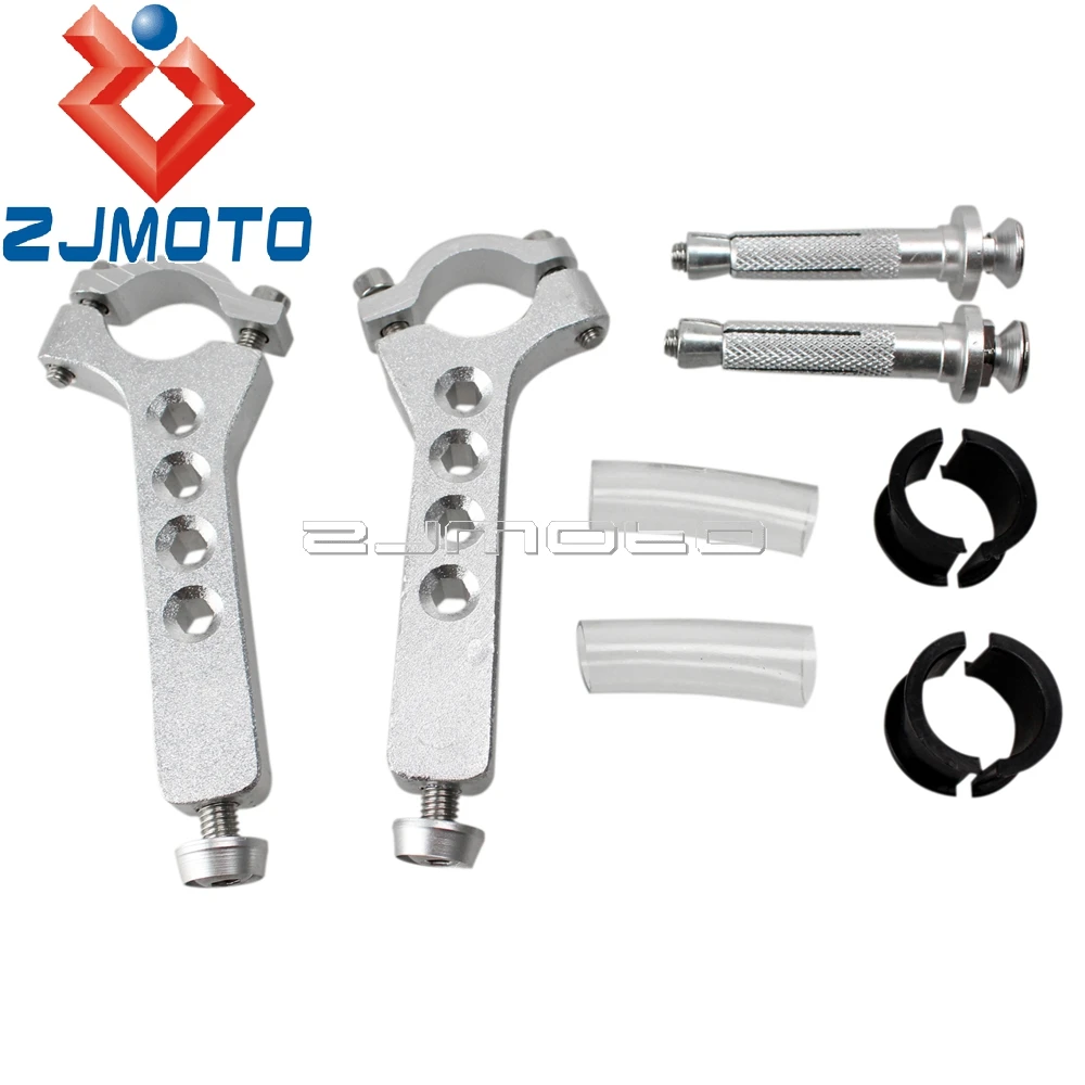Зажимы для мотоцикла 22 мм 28 крепежные кронштейны 7/8 &quot1 1/8&quot монтажные Honda Suzuki KTM