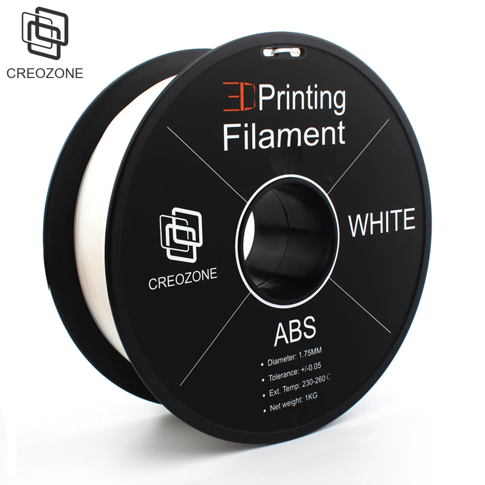 CREOZONE нить для 3d печати ABS пластик 3D принтера 1 75 кг (фунта) белый|printing filament|3d printing