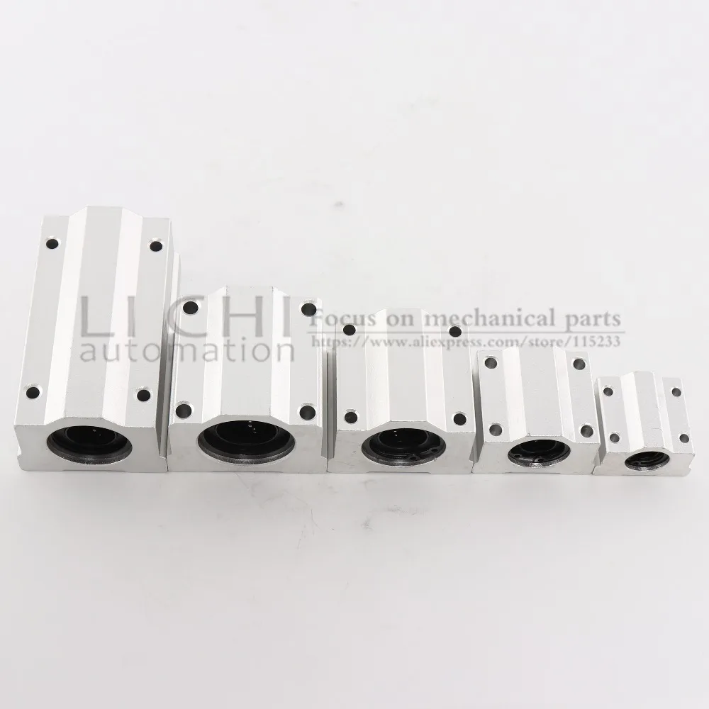 SC6UU SCS6UU SCS8UU SCS10UU SCS12UU SCS16UU SCS20UU Линейный шарикоподшипник блок для вала 3d priter ЧПУ маршрутизатор мотор