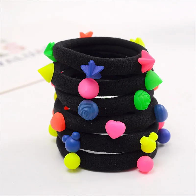 Fashion Rivet Hair Bow Accessories Elastic Bands Towel Ring Crystal Pearl Polyester Headband Women Girl Scrunchy Accessory |