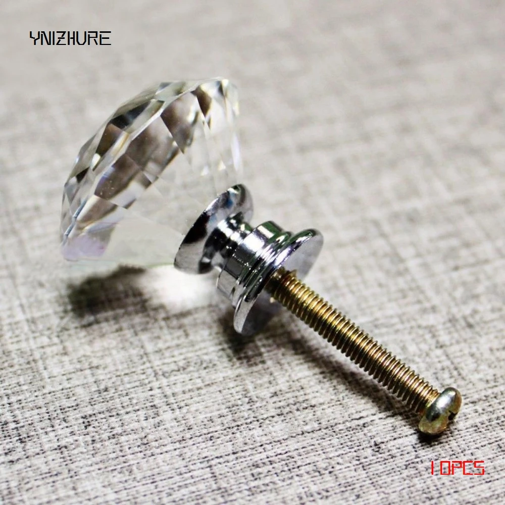 10 шт. 30 мм настоящие модные кухонные ручки со стразами|furniture handle|kitchen handleshandle knob |
