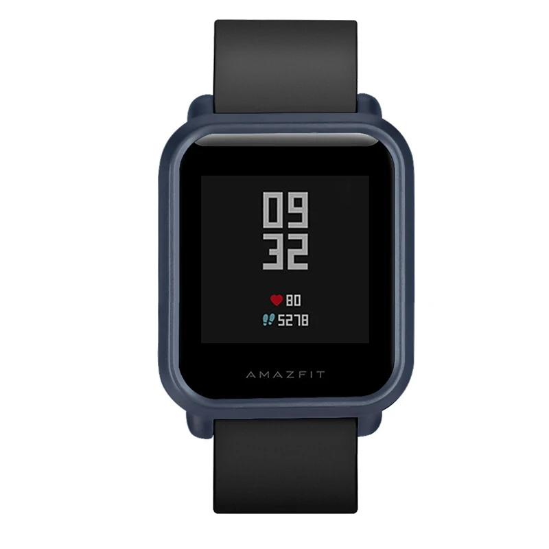 Чехлы для часов рамка для Amazfit Bip Молодежный защитный чехол умных часов чехол тонкий цветной каркас чехол защитная оболочка для Xiaomi Huami