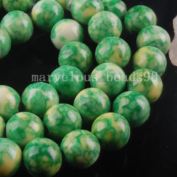 Бесплатная доставка красивые ювелирные изделия 8 мм разноцветные Круглые