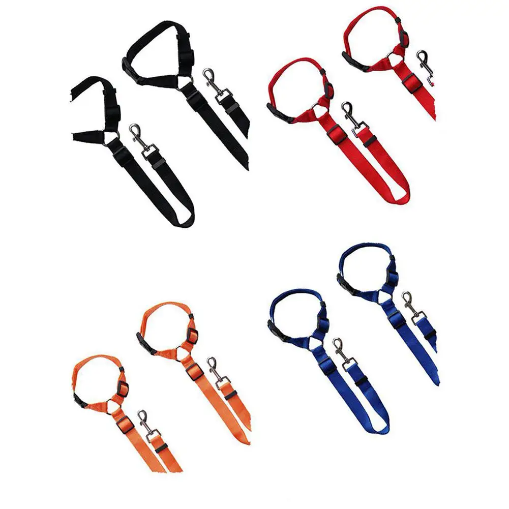 AsyPets двухцелевой автомобильный ремень безопасности поводок для домашних