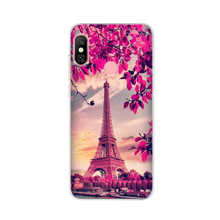 Чехол для Coque Xiaomi Redmi Note 6 Pro чехол глобальной версии Мягкая силиконовая задняя