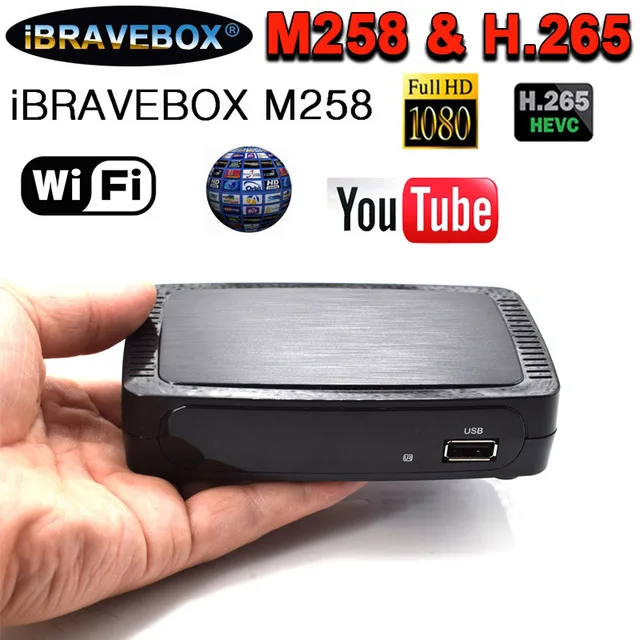 5pcs M258 Испания Великобритания италия ТВ коробка Ip tv/Отт iBRAVEBOX M258 Smart HEVC и H.264 телеприставка M258 Поддержка usb wifi - Цвет: 5pcs M258
