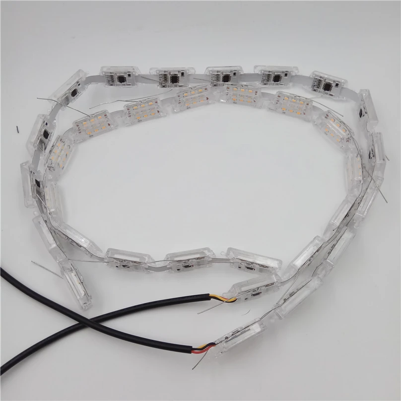 Автомобильная проблесковая гибкие горки светодиодный Knight Rider полосы светильник