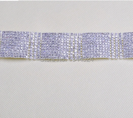 3CM 5 Yards Wide Luxury Full Crystal Density Curved Rhinestone Trims For Wedding | Дом и сад