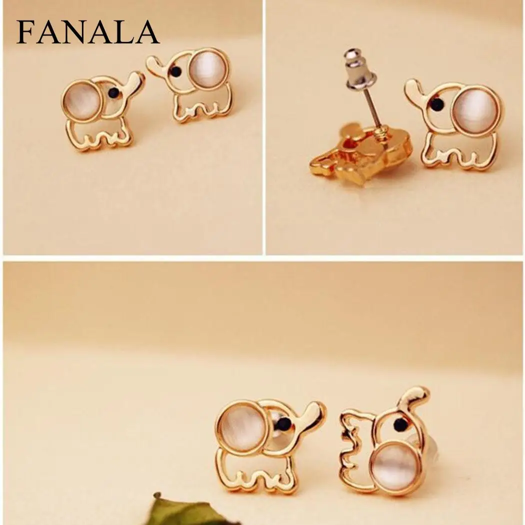 Ear Elegant 1 Earring Earrings Women Pair Alloy Rhinestone Stud |