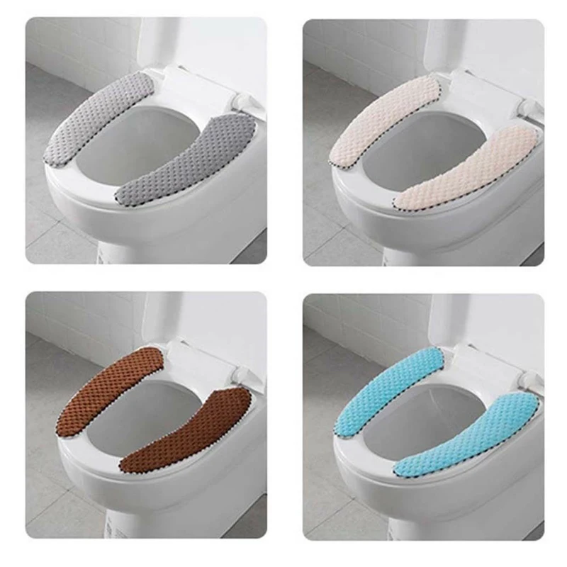 Новинка 2019 скандинавский коврик для унитаза толстая зимняя подушка наклейки