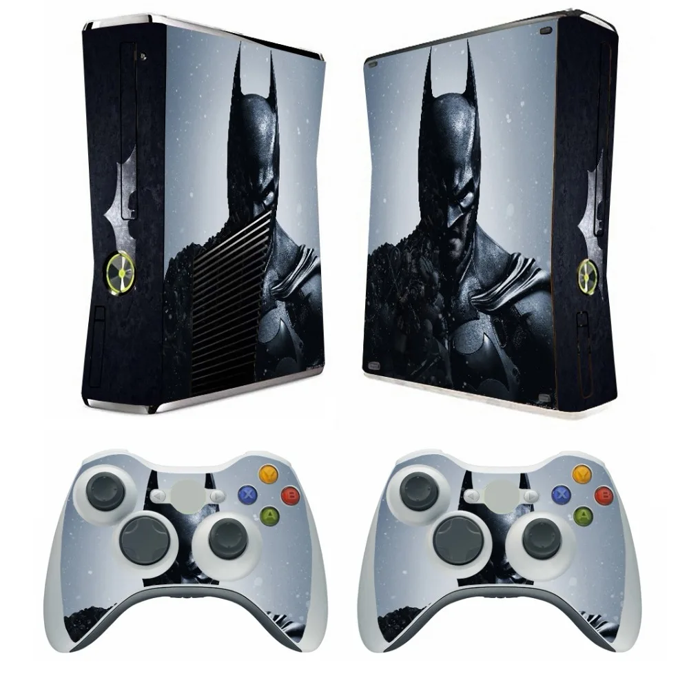 252 Hero Виниловая наклейка для Microsoft Xbox 360 Slim и 2 наклейки контроллеров XBOX360 SLIM|protector