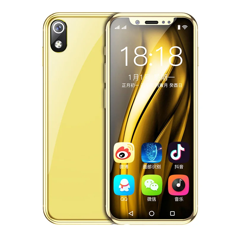 Glod I9S Маленький Android смартфон K-TOUCH I9S 3 ГБ 32 ГБ 3,5 дюймов супер мини мобильный телефон Google play Face ID WiFi gps детский мобильный телефон - Цвет: Glod I9S