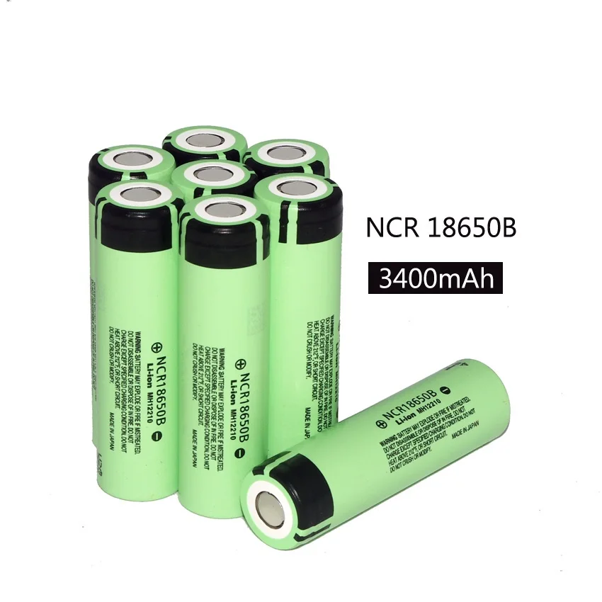 2 шт. новый оригинальный аккумулятор NCR18650B 3400 мАч 18650 литий-ионный 3 7 В для