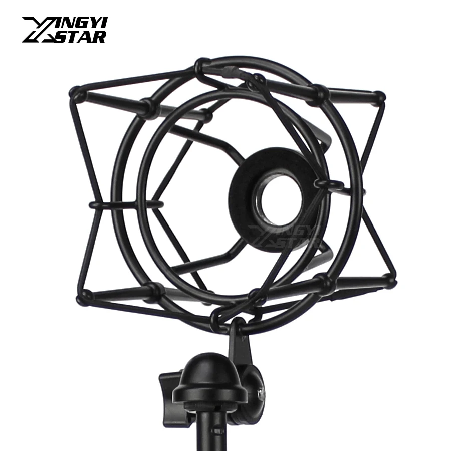 

Metal Shock Mount Stand Microphone Spider Shockmount Mic Holder Shockproof For Avantone CV12 BLA CK6 CK7 BV1 CV95 BV12 Studio PC
