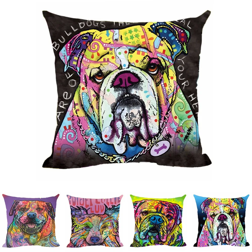 Милые Чехлы для подушек серии Border Collie чехлы домашних питомцев подарочные