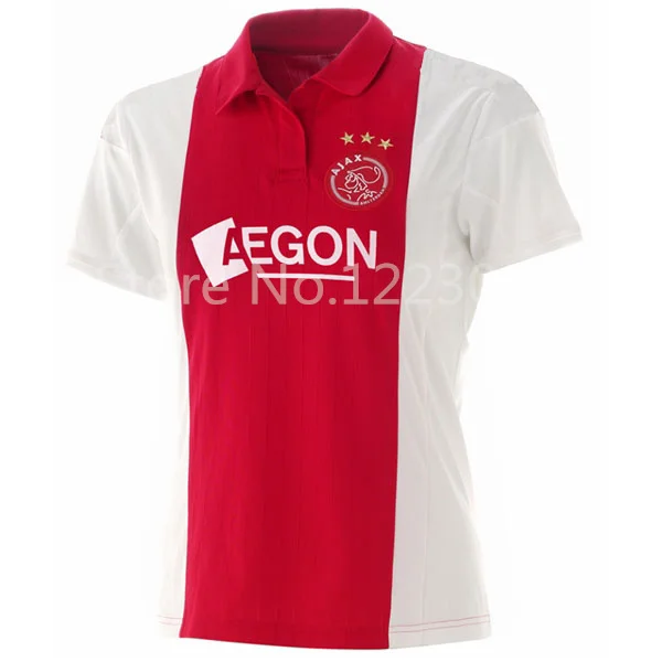 ajax jersey 2014 15 home red white fans soccer Thailand Quality Football uniforms shirt | Спорт и развлечения