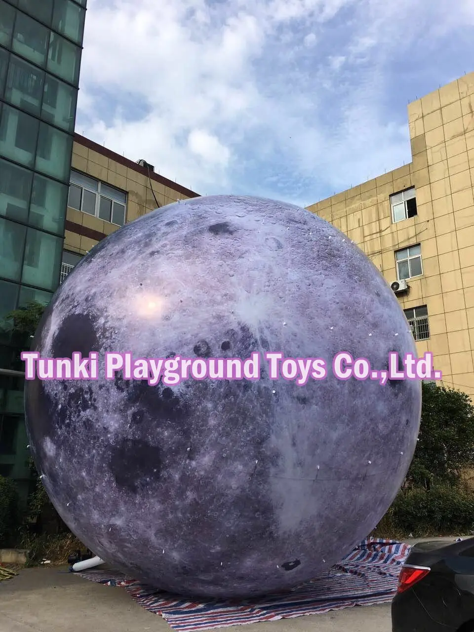 

3 Meters inflatable printing moon ball