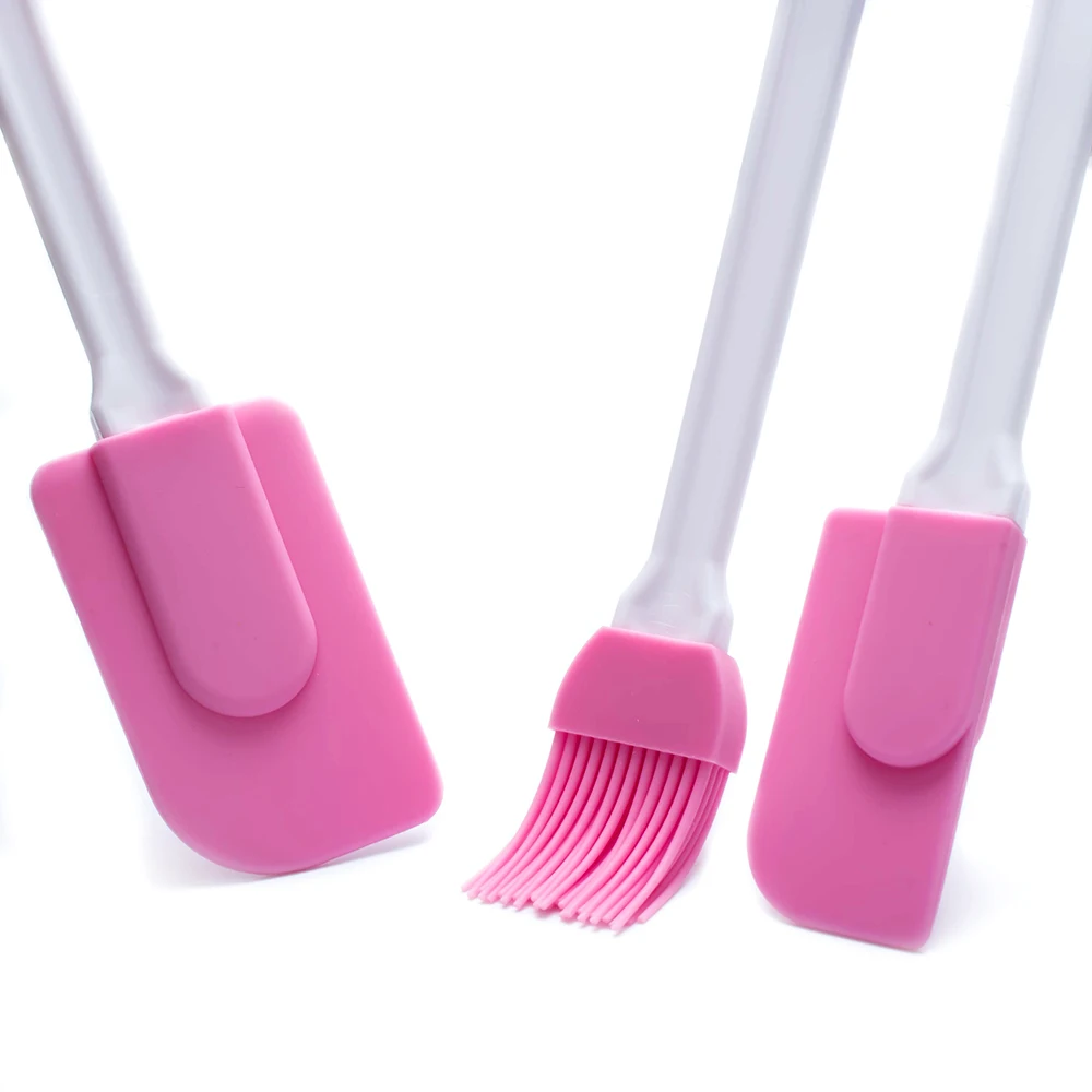 3 шт. Кухня силиконовый крем масло шпатель набор кистей щетки для выпечки