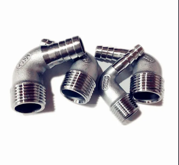 Бесплатная доставка водоворот 1/2 &quot(DN15) 90 градусов шланг фитинг из нержавеющей