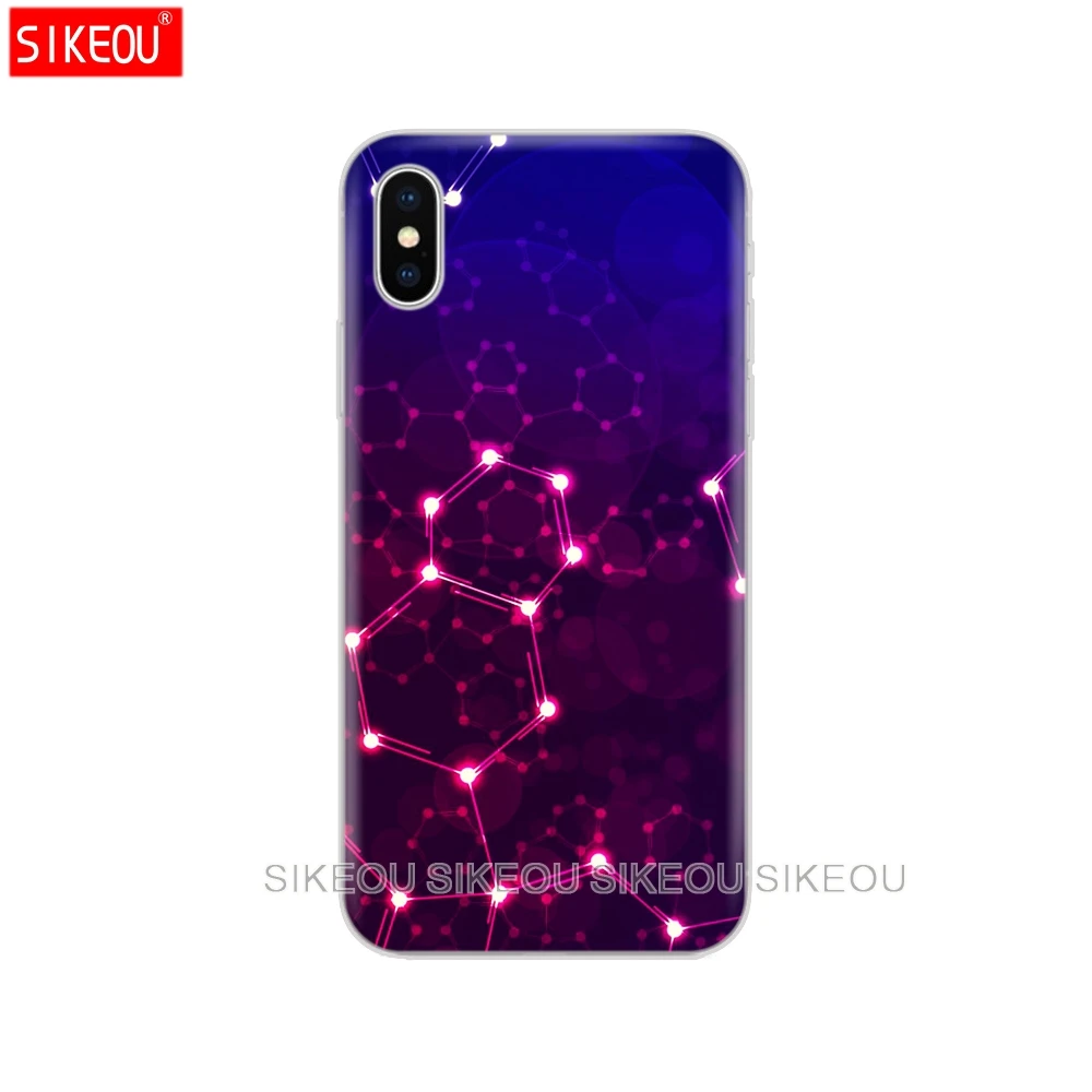 Силиконовый чехол для телефона Iphone 6X8 7 6s 5 5S SE Plus 10 XR XS Max чехол Биология и химия - Цвет: 72912