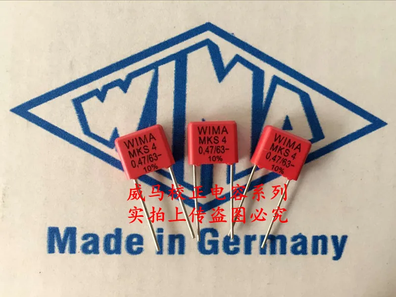 2020 hot sale 10pcs/20pcs Germany WIMA 63V 0.47uF 474 470n 63V P: 7.5mm Audio capacitor free shipping
