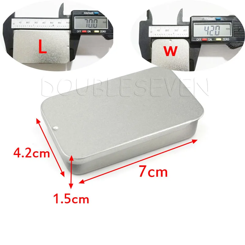 10 шт. мини слайд металлический ящик для хранения DIY пустой Органайзер из олова