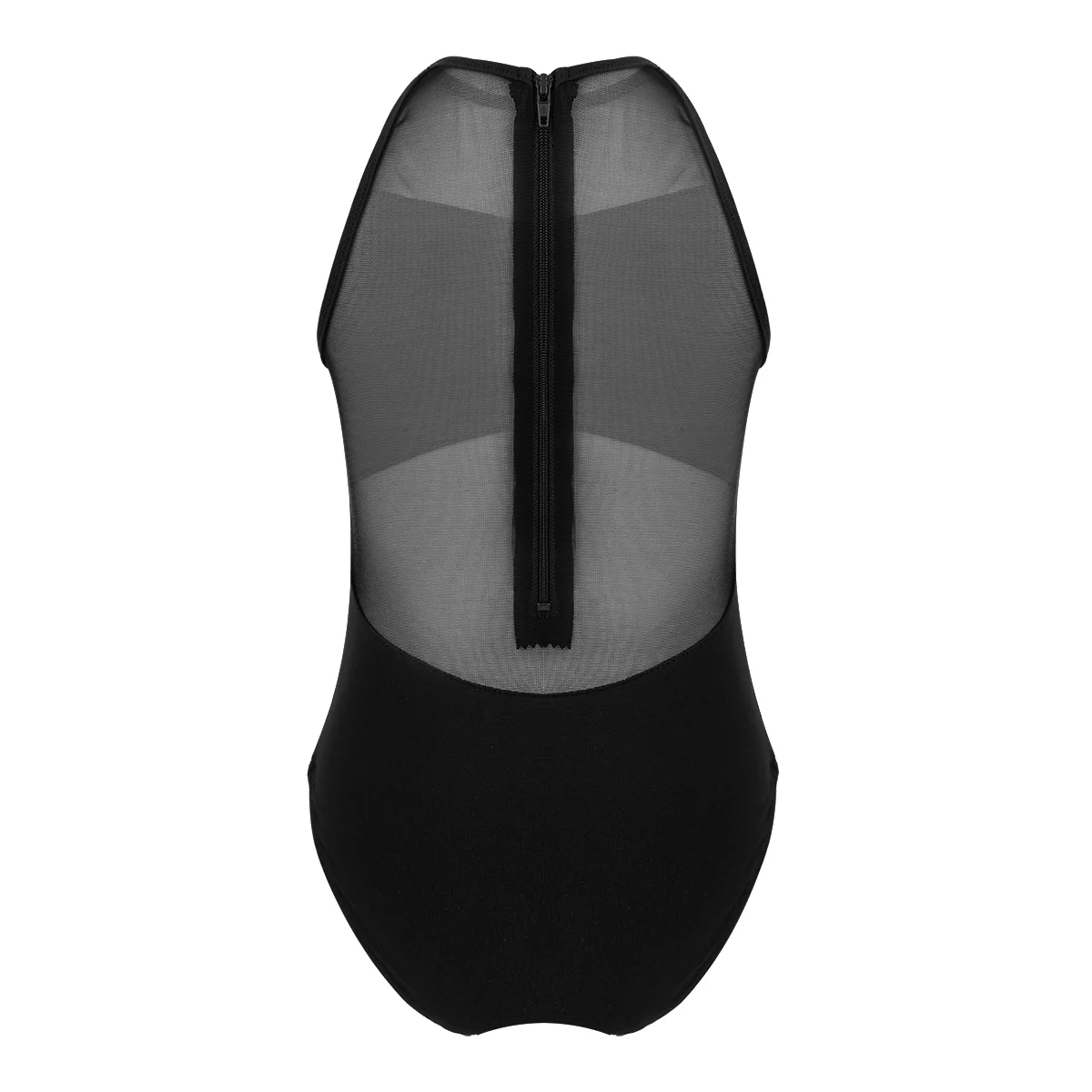 TiaoBug/детское Сетчатое балетное трико без рукавов для танцев гимнастическое