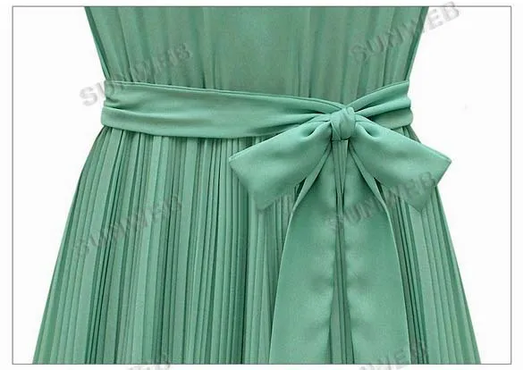 Женская элегантность круглым воротом без рукавов плиссированные жилет