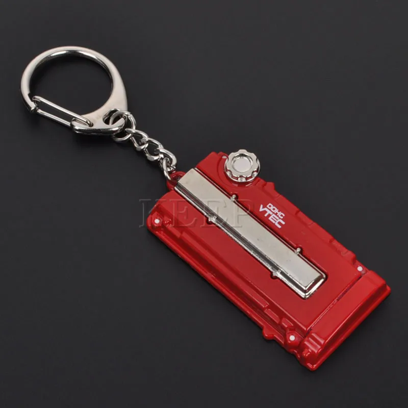 Fashion Metal Auto Car Logo key ring keyring keychain chain for Honda Civic Glass EK/EG Engine Valve Cover Chaveiro Llavero | Автомобили и