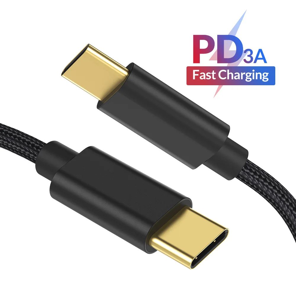 USB 3 1 Тип C до c кабель для samsung S9 S8 Note 9 8 60 Вт быстрой зарядки PD быстро Зарядное