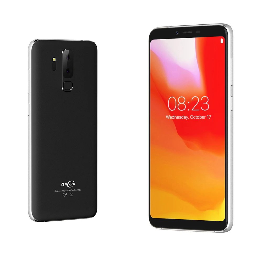 AllCall S5500 мобильный телефон 5,99 дюймов Android 8,1 2+16GB 5500 мАч батарея MTK6580M 4 ядра 13MP камера OTG 3G смартфон