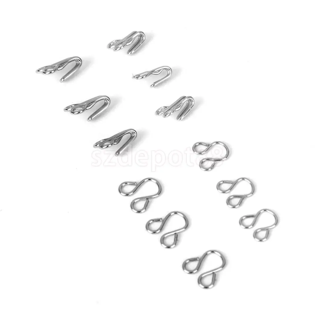 Новое поступление 2015 крючки для бюстгальтеров и глаз одежда шитья 8 мм 10 упаковка